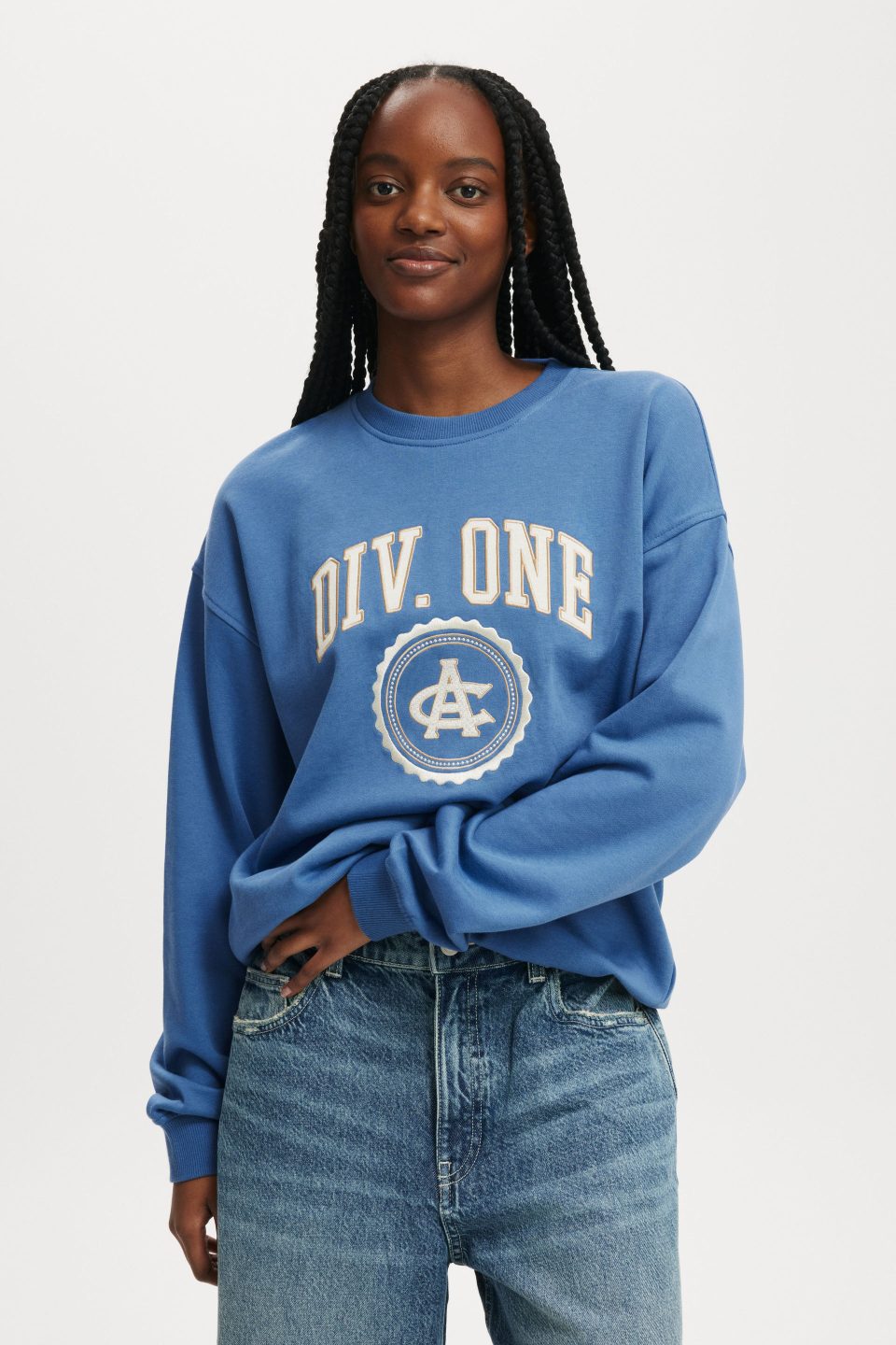 Classic Fleece Graphic Crew Sweatshirt