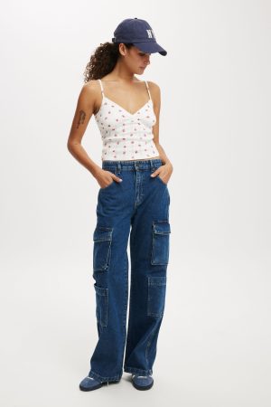 Cargo Wide Leg Jean