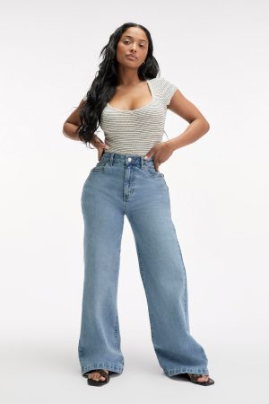 Curvy Stretch Wide Jean