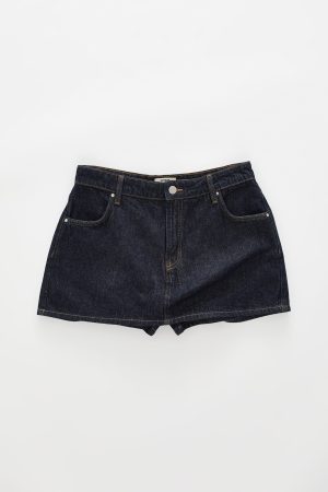 Mini Denim Skort