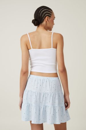 Haven Tiered Mini Skirt