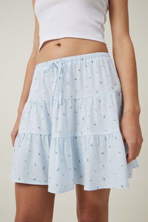 Haven Tiered Mini Skirt