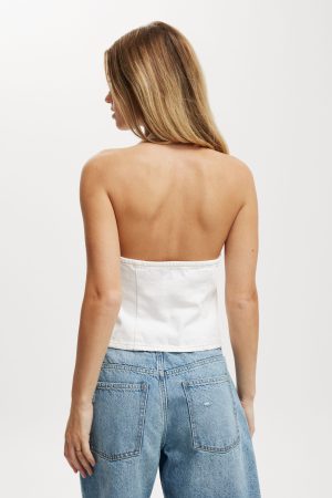 Harley Denim Halter Vest