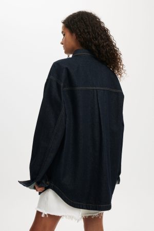 Oversized Denim Shirt