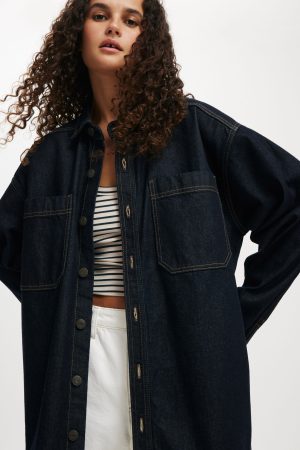 Oversized Denim Shirt