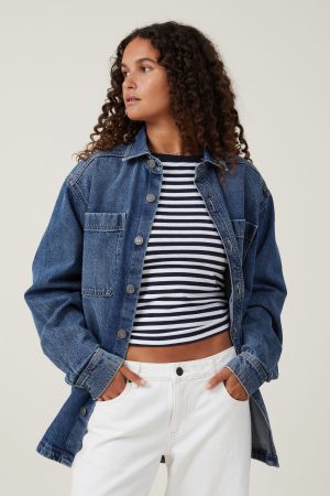 Oversized Denim Shirt