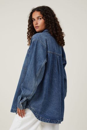 Oversized Denim Shirt