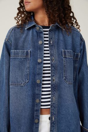 Oversized Denim Shirt