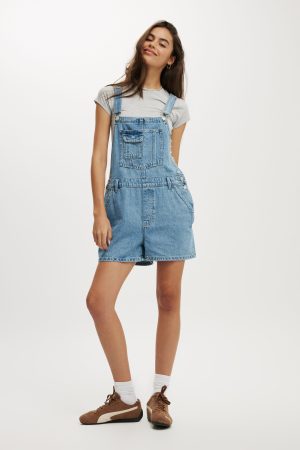 Short Denim Overall