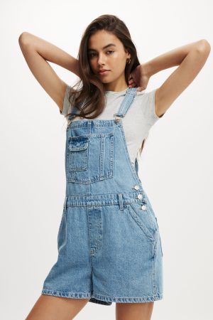 Short Denim Overall