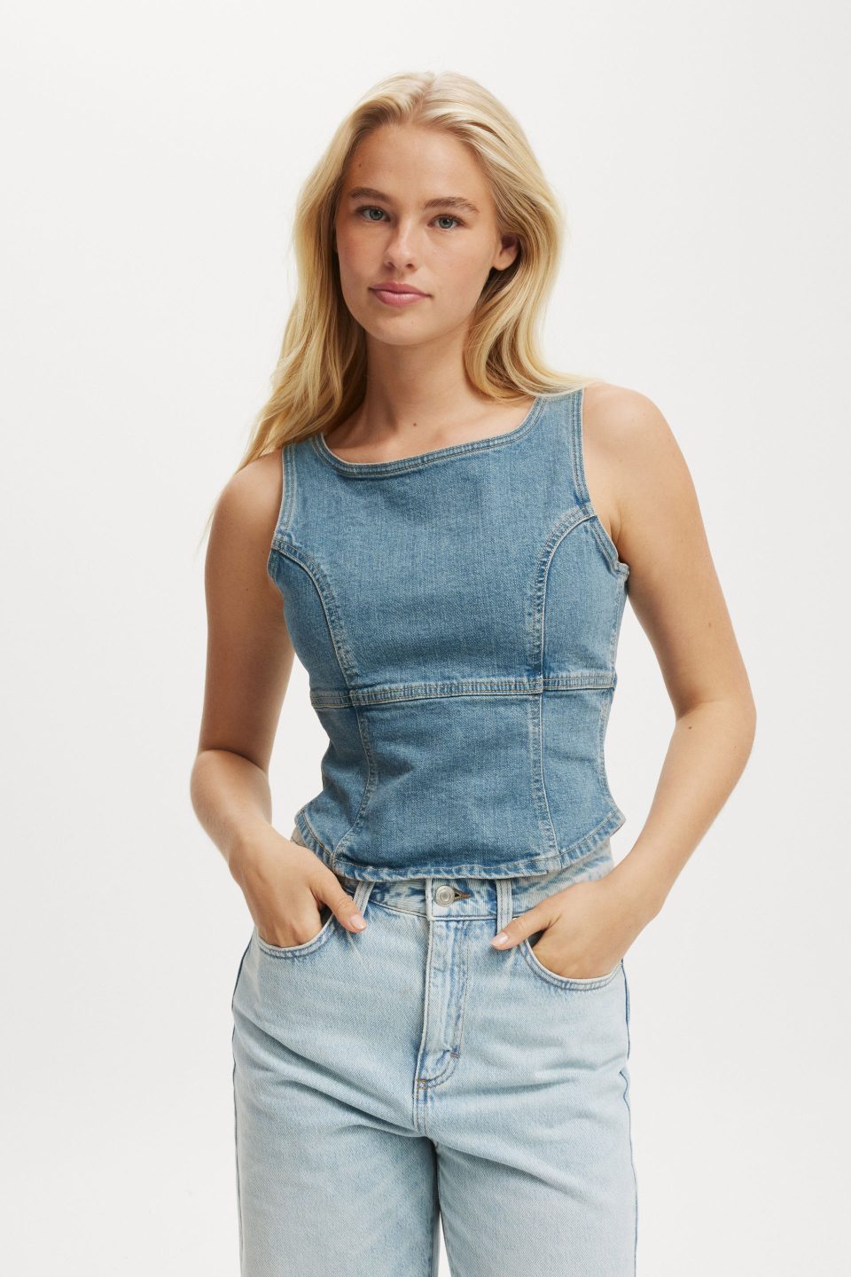 Codie Denim Corset