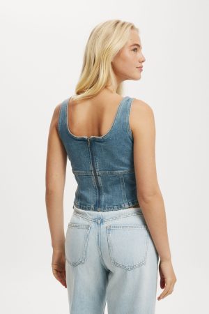 Codie Denim Corset