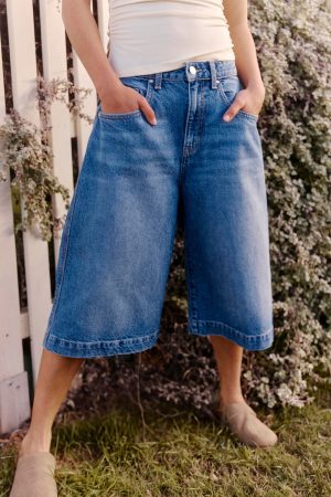 90 S Baggy Denim Jort
