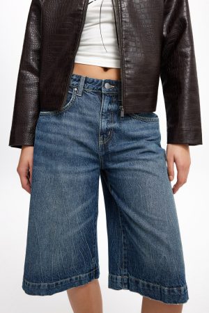 90 S Baggy Denim Jort