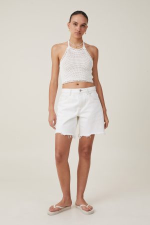 Crochet Scallop Halter Knit