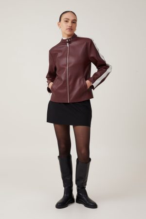 Nova Faux Leather Moto Jacket