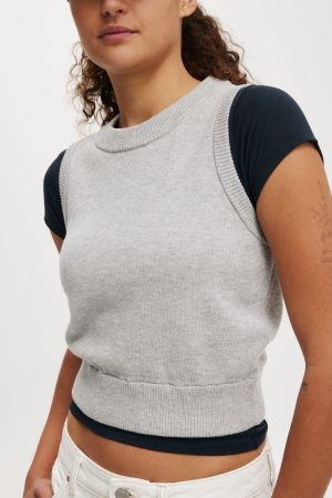 Everfine Crew Neck Vest
