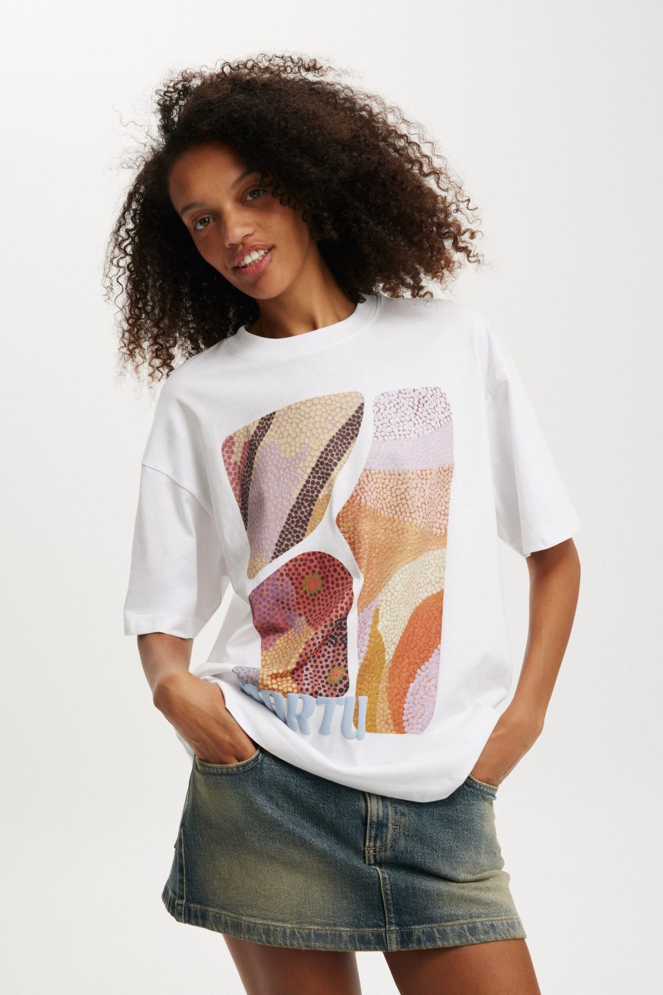 The Lcn Boxy Graphic Tee