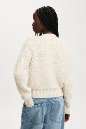 Shaggy Crew Texture Cardigan