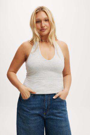 All Day V Neck Halter