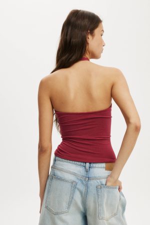 All Day V Neck Halter