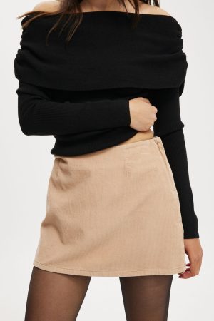 Cord Mini Skirt