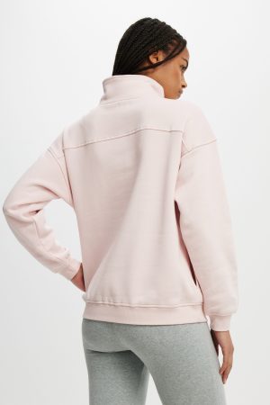 Classic Fleece Oversized Half Zip Sweatshirt
