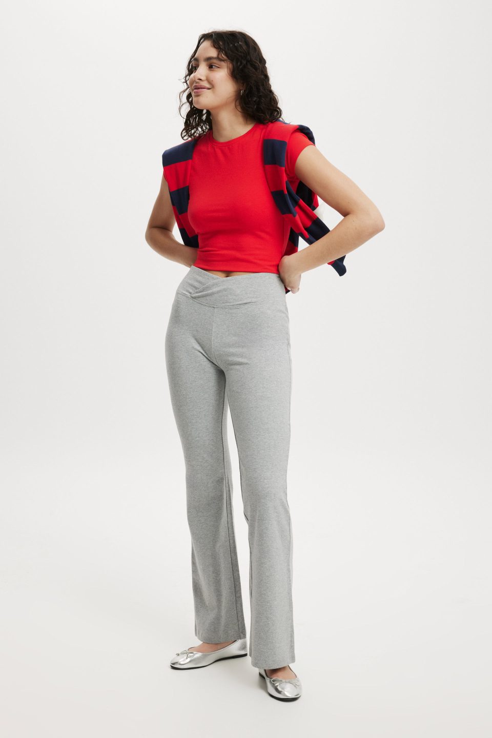 V-Waist Bella Bootleg Pant