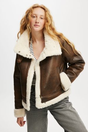 Dakota Faux Leather Jacket