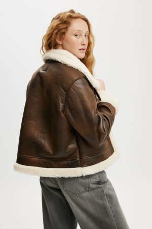 Dakota Faux Leather Jacket