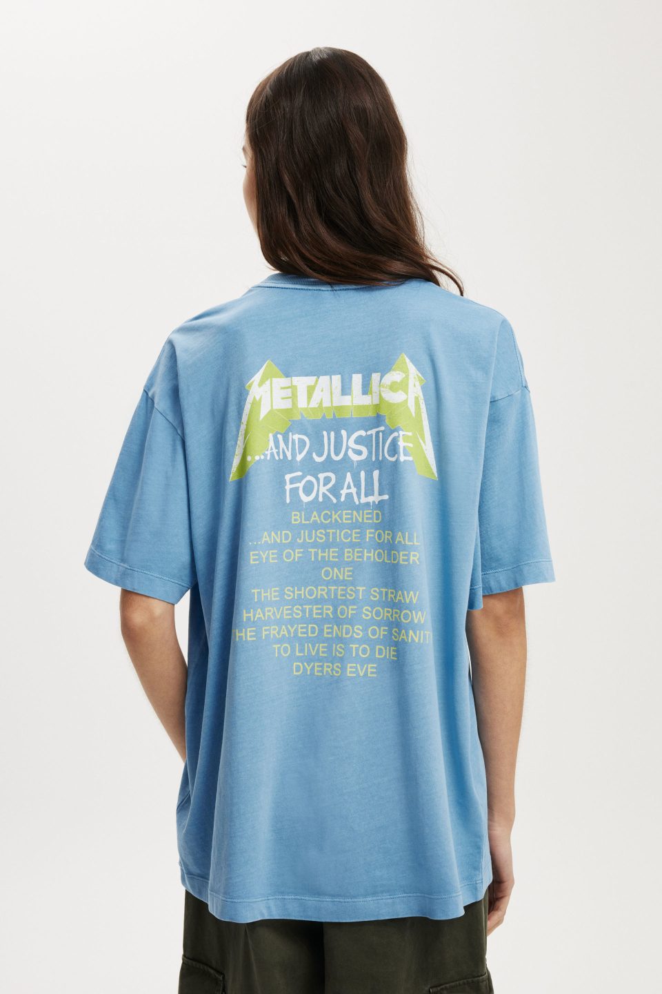 Metallica Boxy Graphic Music Tee