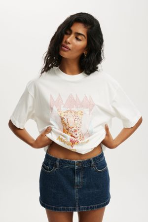 Britney Spears Boxy Graphic Music Tee