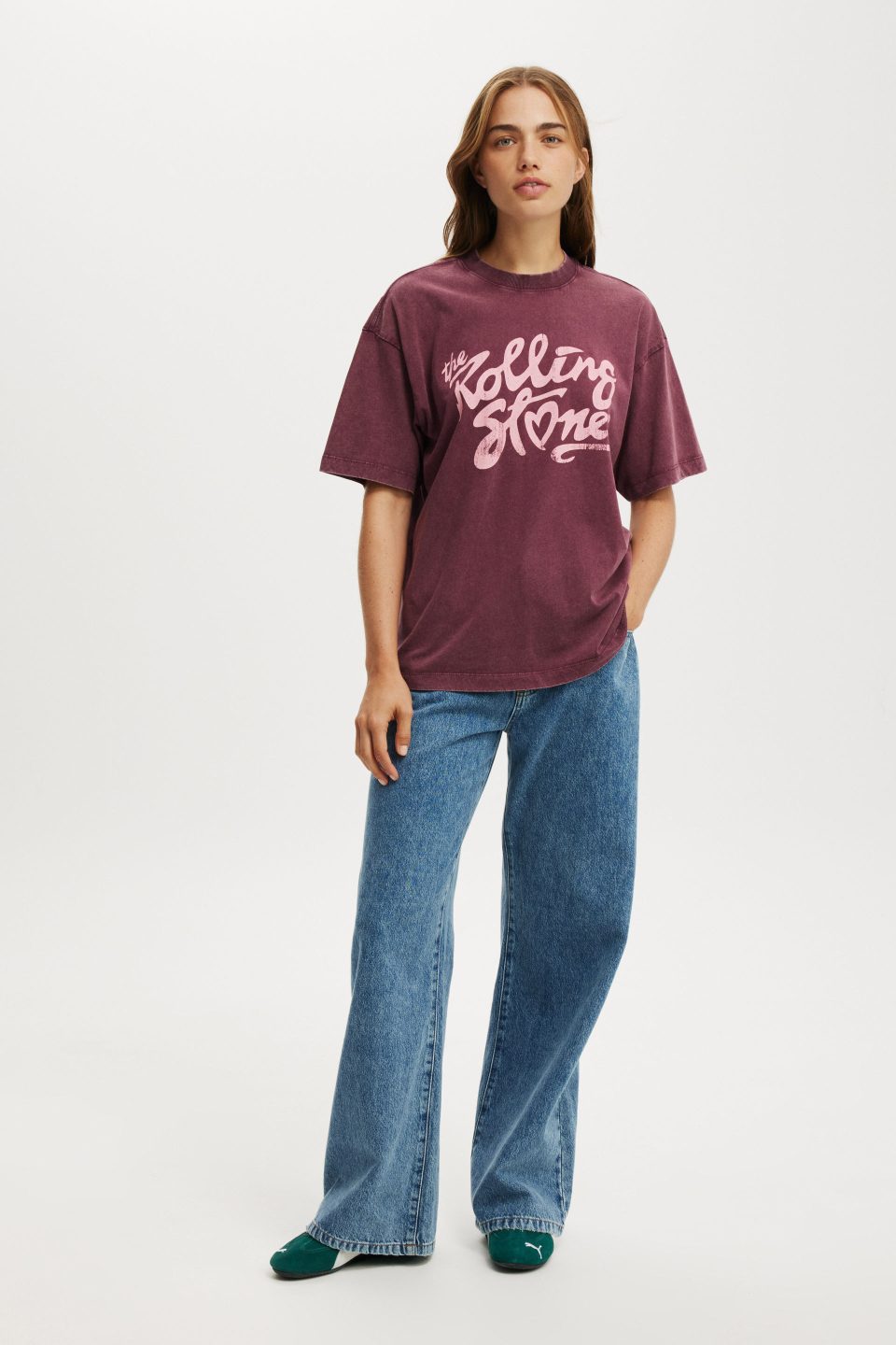 Rolling Stones Boxy Graphic Tee