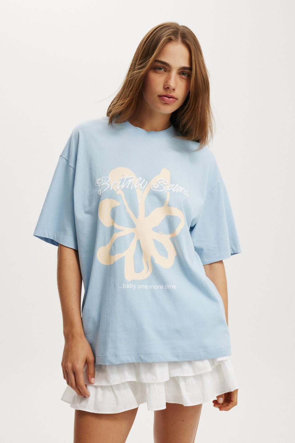 Britney Spears Boxy Graphic Music Tee