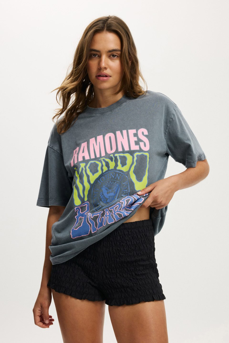 The Ramones Boxy Graphic Music Tee