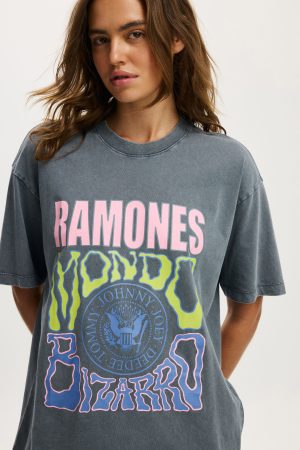 Britney Spears Boxy Graphic Music Tee