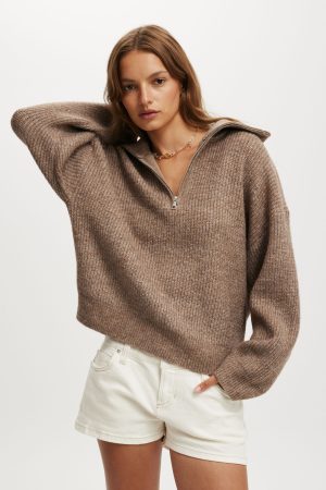 Luxe Half Zip Pullover