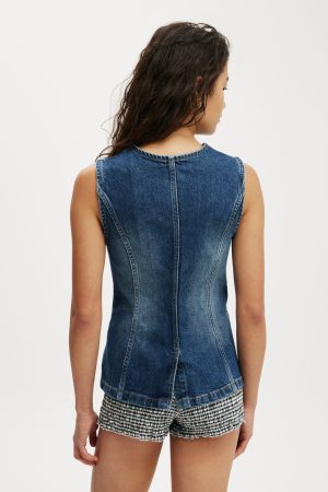 Sienna Denim Vest