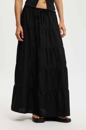 Haven Multi Tiered Maxi Skirt