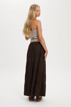Haven Multi Tiered Maxi Skirt
