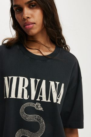 Nirvana Boxy Graphic Music Tee