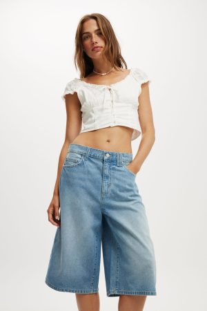 91 Baggy Denim Jort