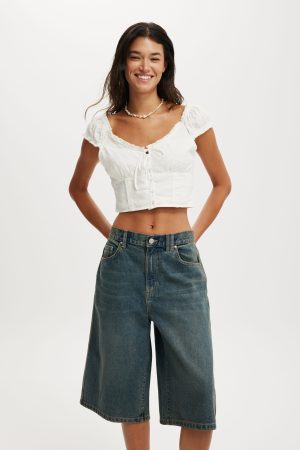 91 Baggy Denim Jort