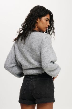 High Rise Micro Denim Short