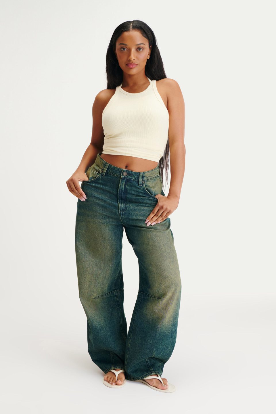 Curvy Barrel Jean