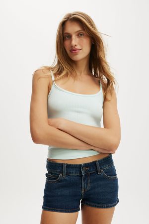 Micro Low Denim Short