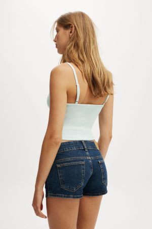 Micro Low Denim Short