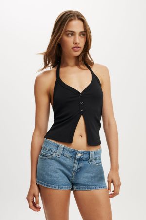 Micro Low Denim Short