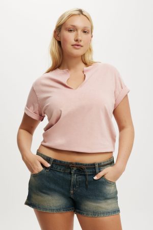 Micro Low Denim Short