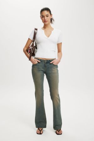 Low Rise Bootcut Jean